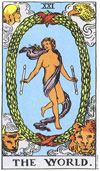 The World Tarot Card for 2013 Sagittarius Horoscope