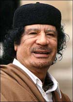 What might be the fate of Gaddafi