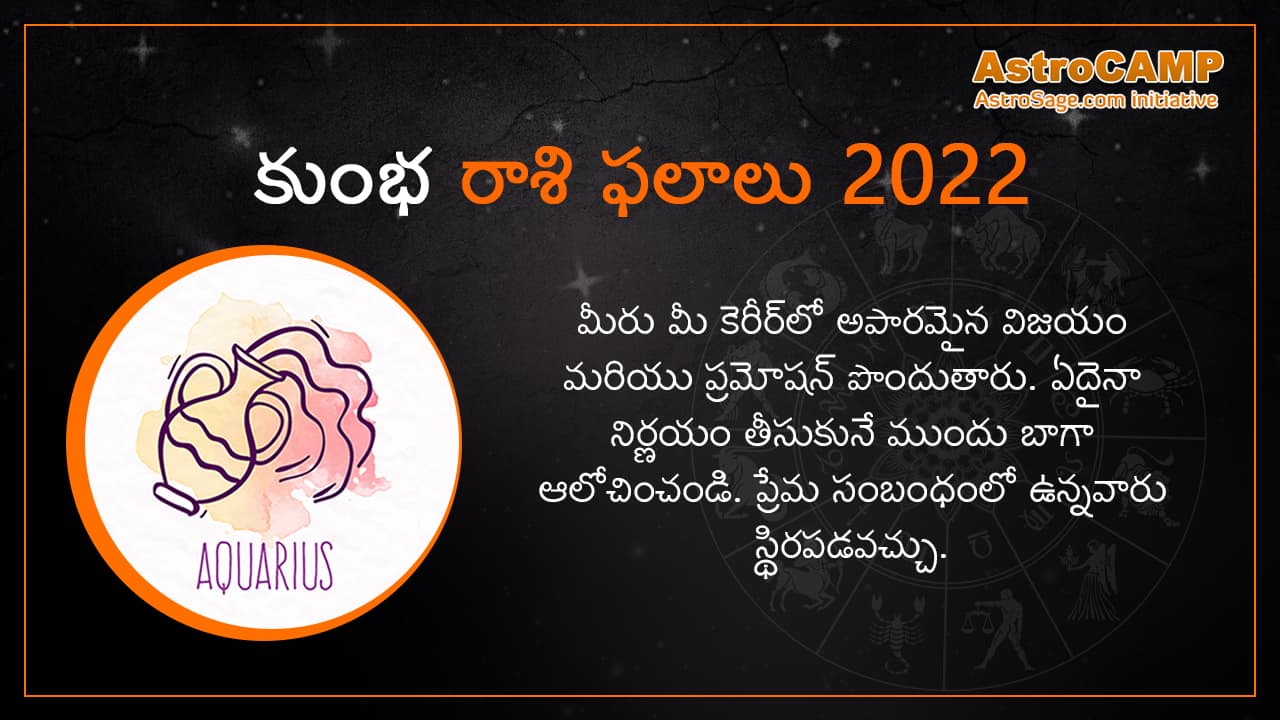 Aquarius Horoscope 2022 In Telugu