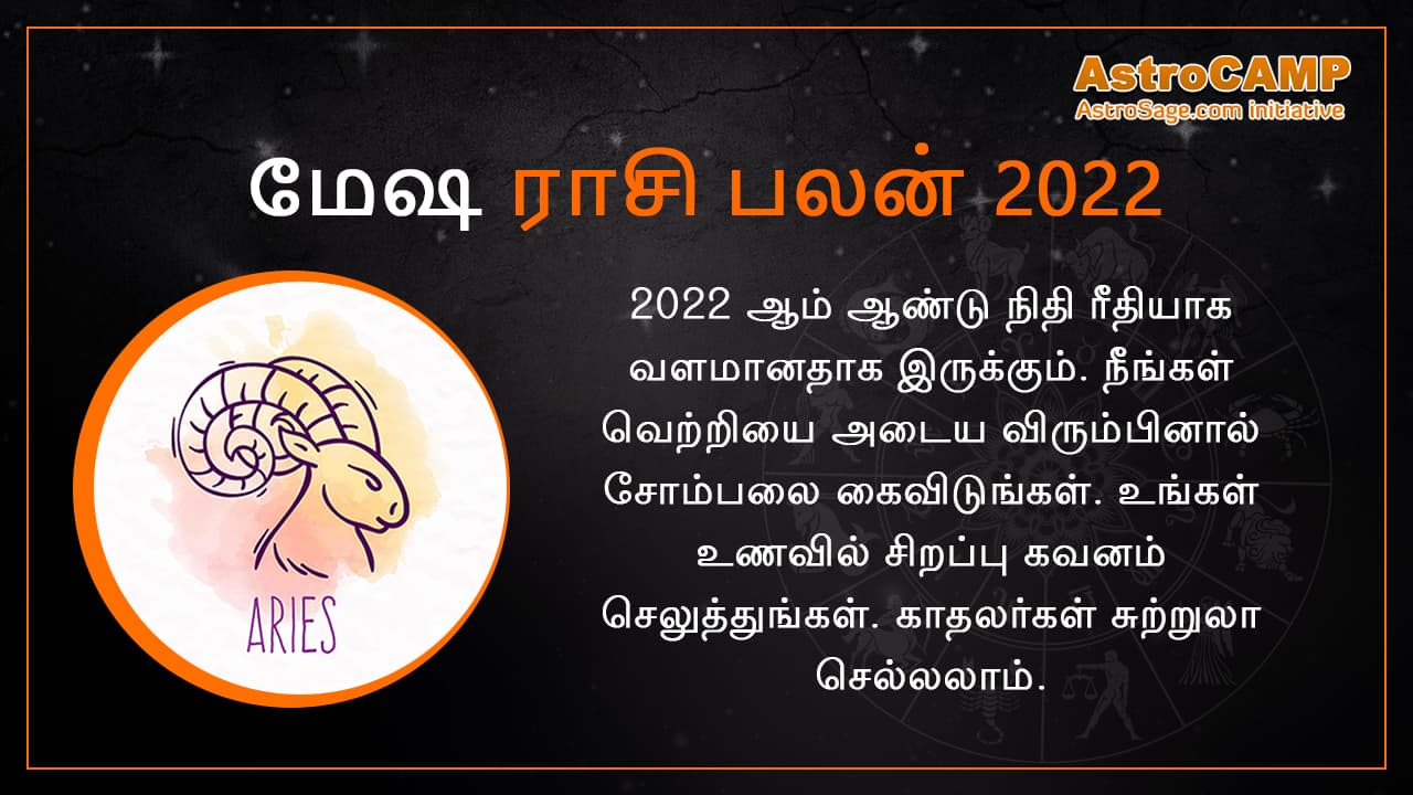 Aries horoscope 2022 in tamil