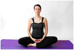 Body posture during Meditation
