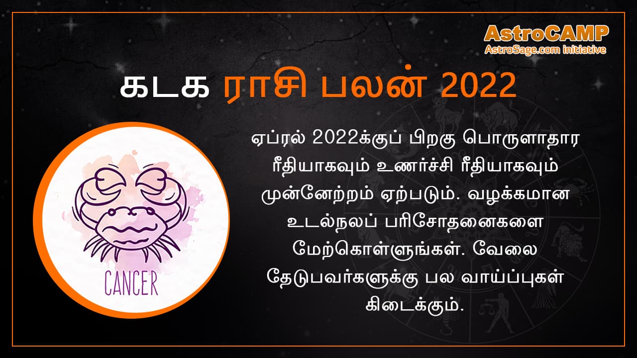 Cancer horoscope 2022 in tamil