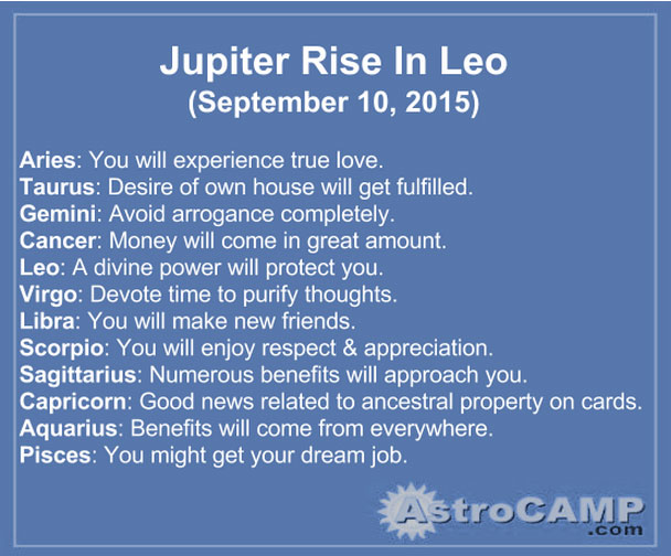 Jupiter Rise In Leo (September 10, 2015)