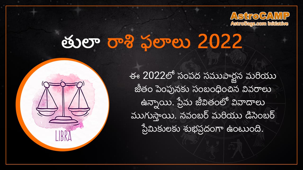 Libra Horoscope 2022 In Telugu