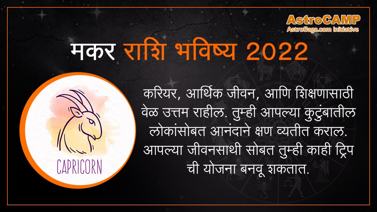 Marathi Makar Rashifal 2022