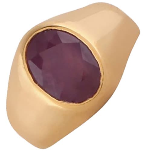 Buy Gemorio Yellow Sapphire 3cts Panchdhatu Birthstone Ring for Men At Best  Price @ Tata CLiQ